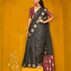 Black Banarasi Silk Saree