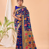 Paithani Silk Saree with All-Over Jaal & Meenakari Work