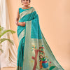Pure Bandhani Weaving Saree with Paithani Pallu and Border