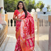 Embroidered Banarasi Silk Saree