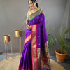 Paithani Weaving Saree with Ganga Jamuna Border