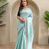 Pure Loom Tussar Saree with All-Over Embroidery