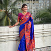Nita Blue Paithani Silk Saree