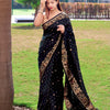 Soft Silk Saree with Triple Zari Weaving & Rich Pallu