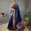 Silk Saree with Silver, Copper & Antique Weaving