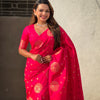 RED BANARASI SILK SAREE