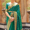Frost Green Kanjivaram saree