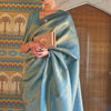 Pastel Blue Handloom Kanjivaram Saree