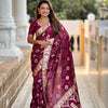 Swastik Dolla Red Paithani Silk Saree